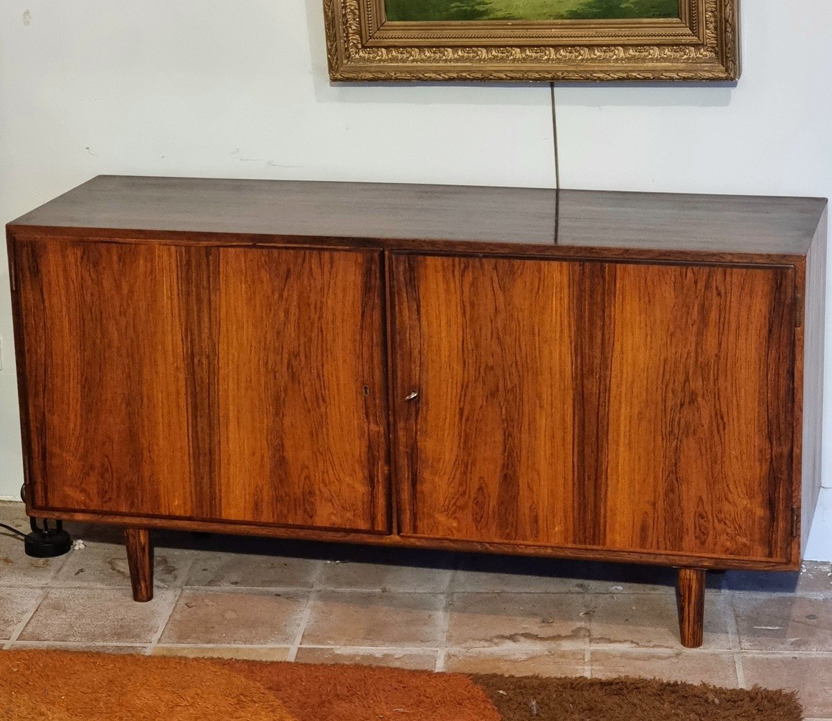 Scandinavian Sideboard By Carlo Jensen For Hundevad & Co - Rosewood - Ca 1960