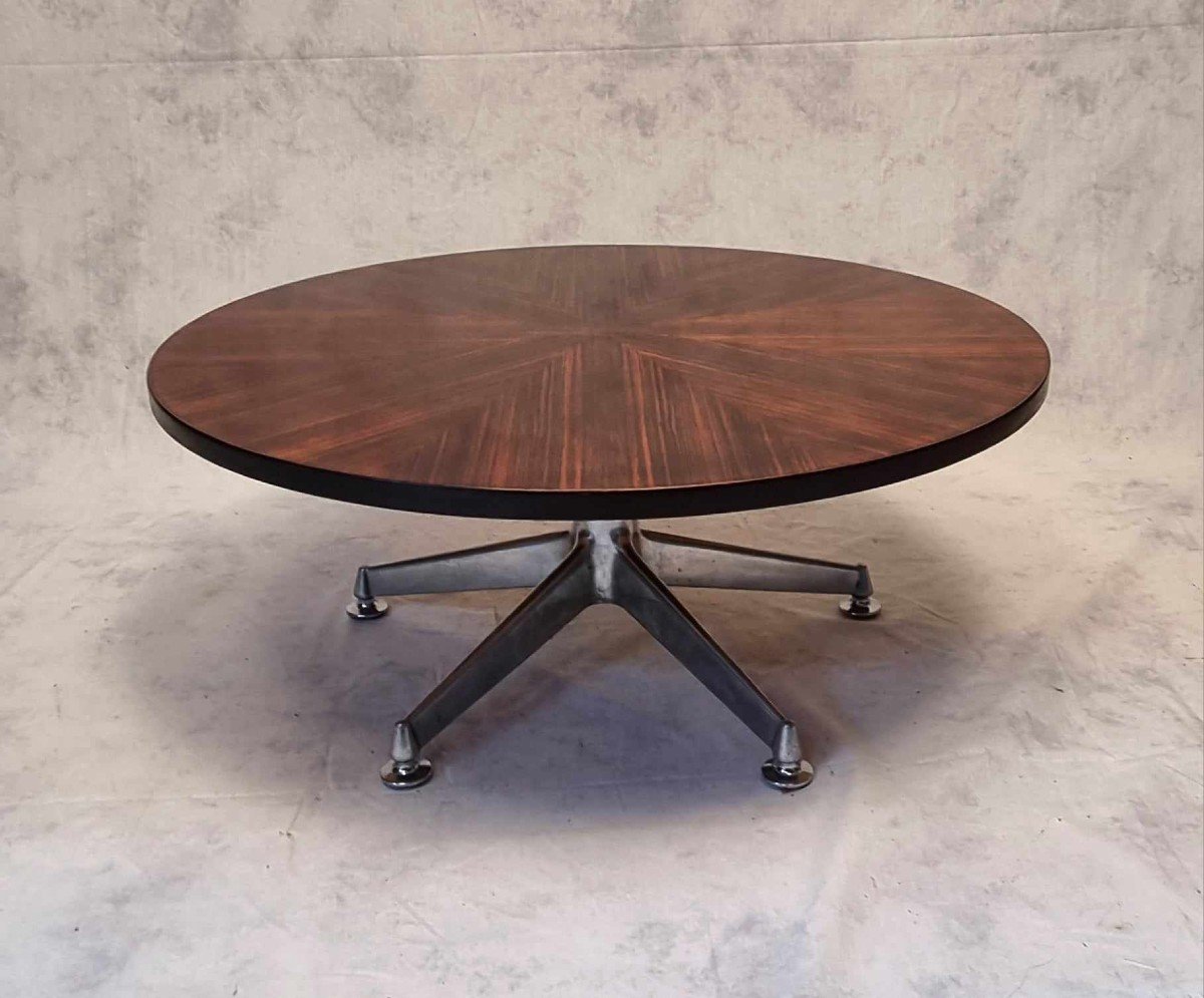 Coffee Table By Ico Parisi For Mim Roma - Rosewood - Ca 1960-photo-3