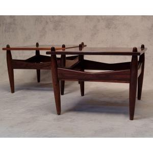 Pair Of Side Tables By Illum Wikkelsø – N°272 – Rosewood – Ca 1950