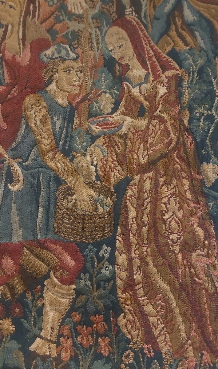 Aubusson Tapestry By Master Lissier Jean Laurent -photo-2