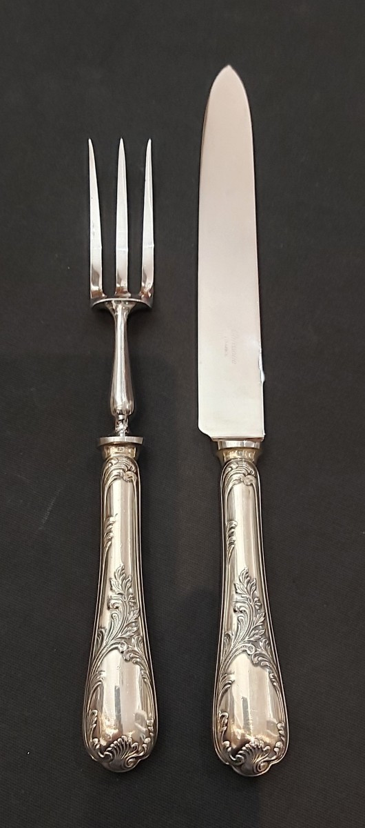 Christofle Marly Model 104-pieces Cutlery Set -photo-5