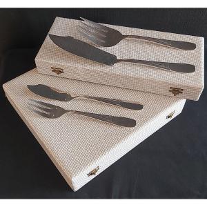 Fish Service  For 12 Persons With Service Cutlery 