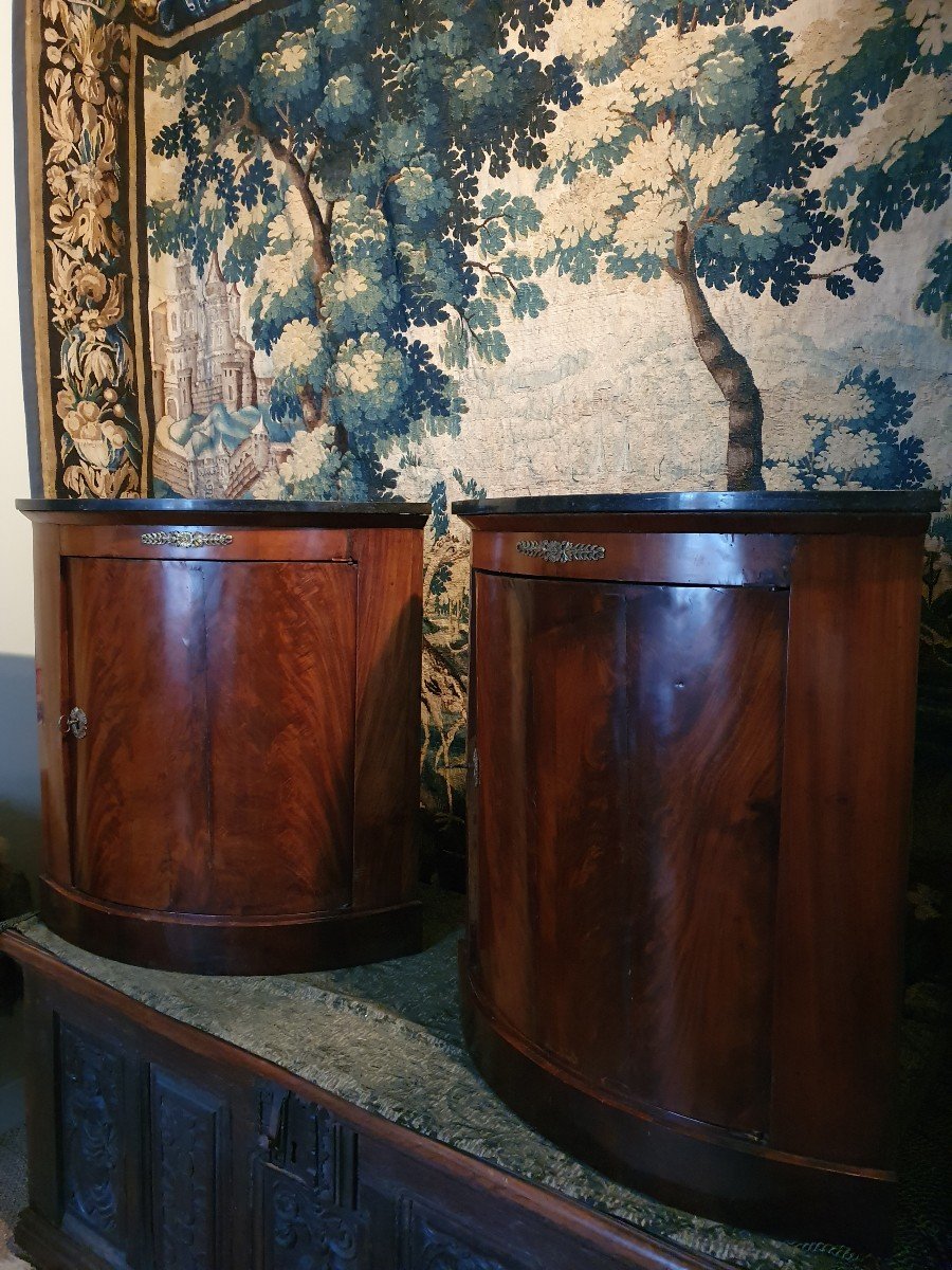 Pair Of Corner Cupboards