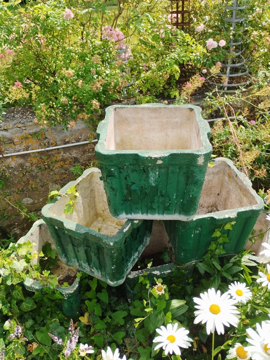 Pair Of Modernist Planters -photo-2