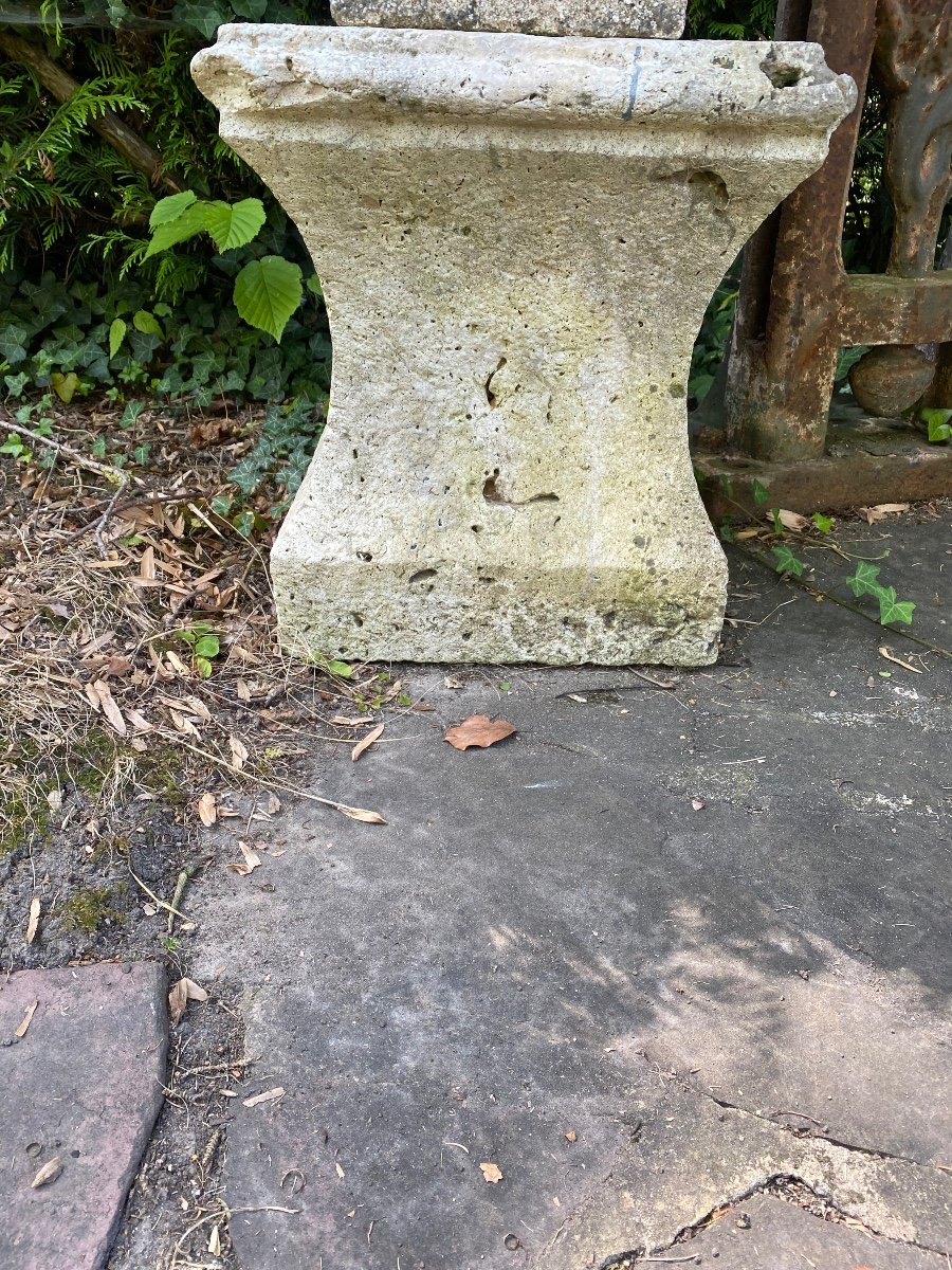 18th Century Carved Stone Base -photo-3