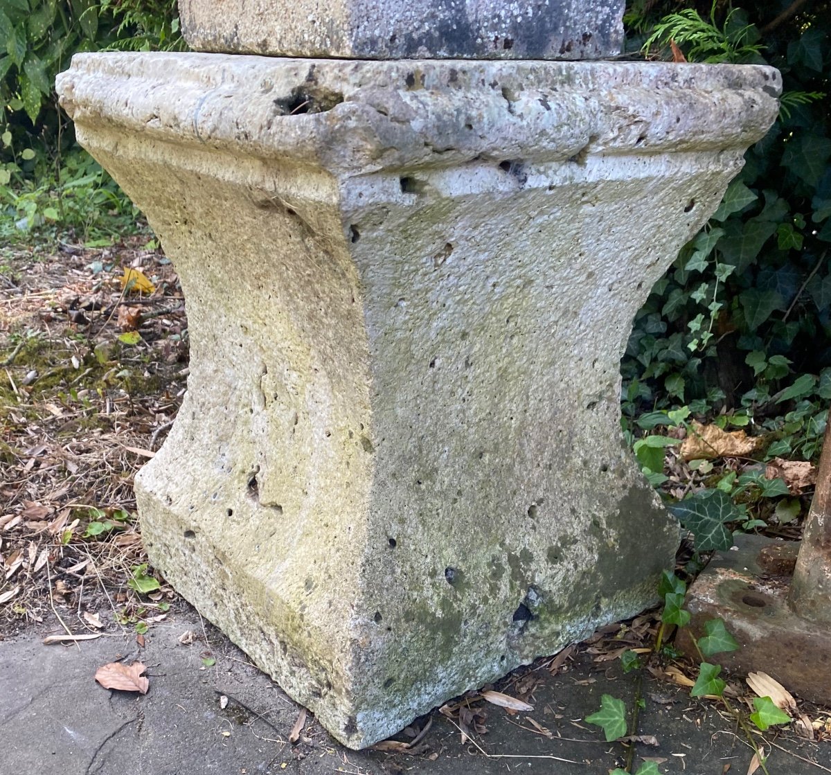 18th Century Carved Stone Base 