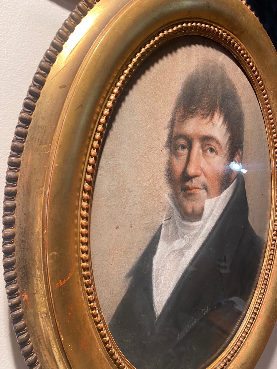 Portrait Of A Nobleman In Pastel – 19th Century-photo-3