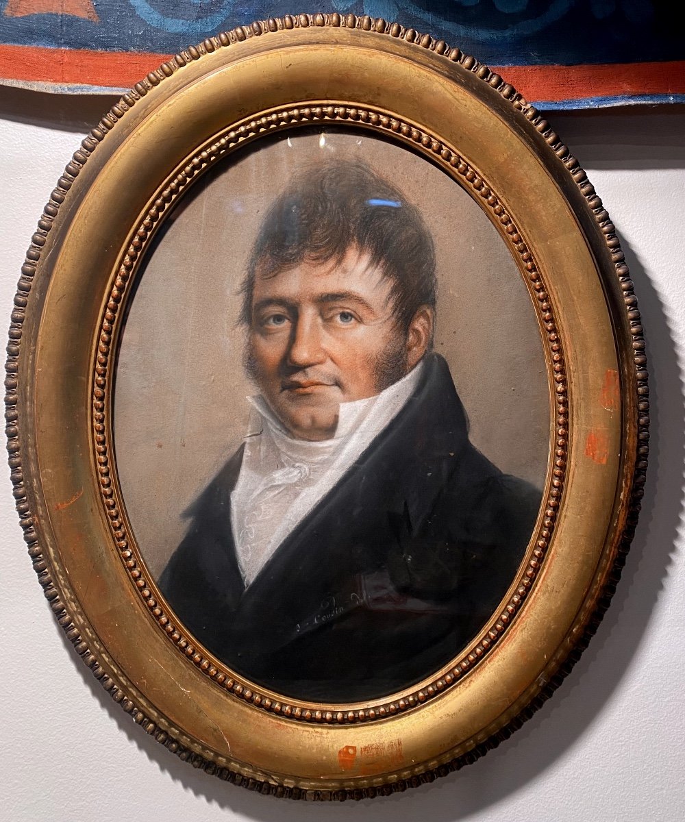 Portrait Of A Nobleman In Pastel – 19th Century