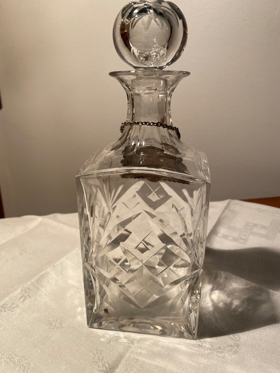 Crystal "scotch" Carafe - Saint Louis Crystal -photo-2