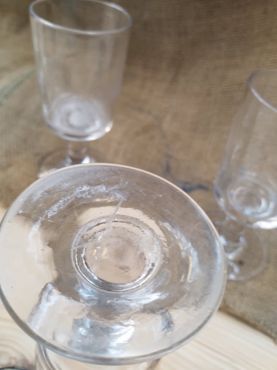 Set Of Bistro / Tavern Glasses – 19th Century-photo-3