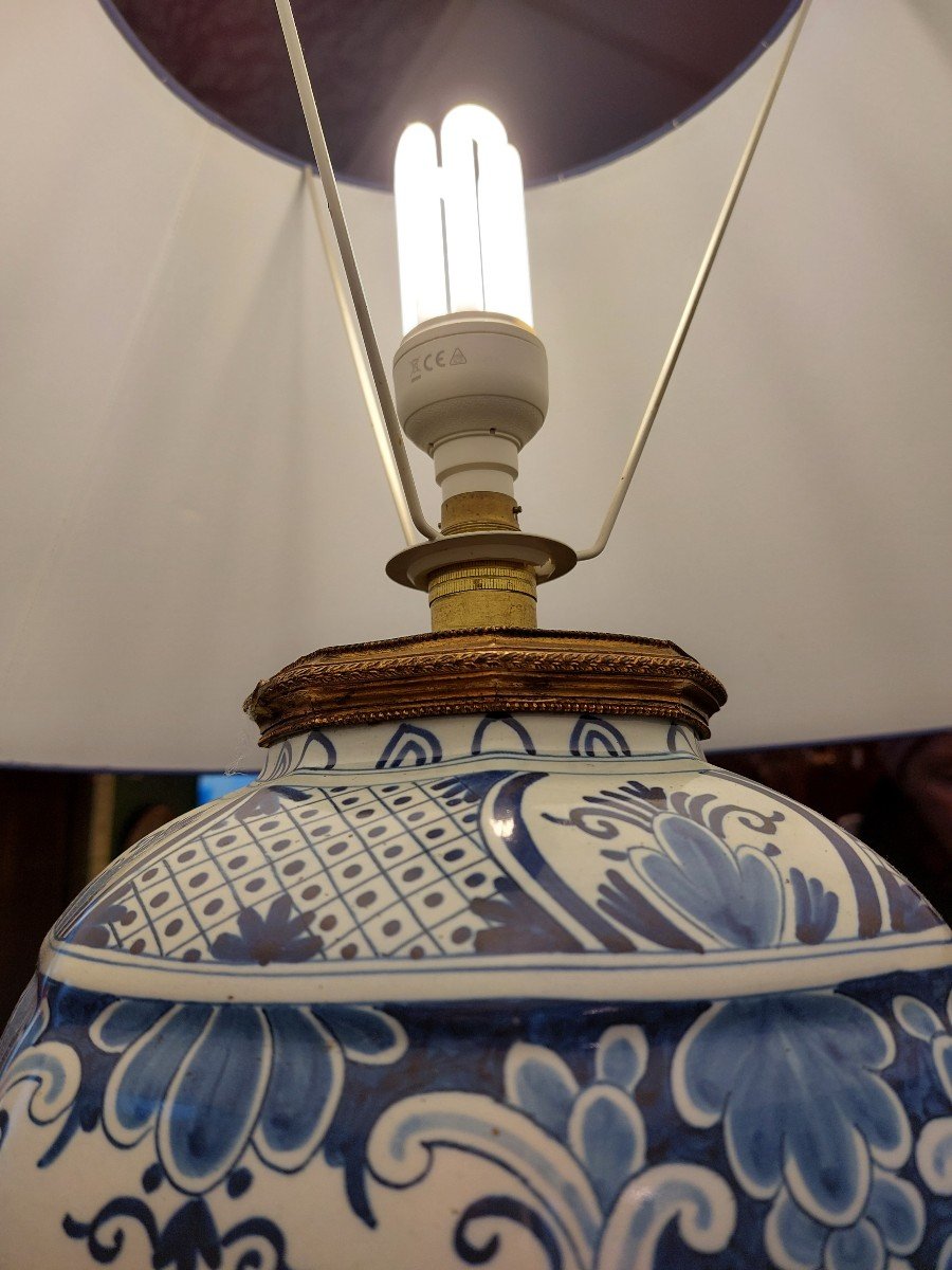 Delft Earthenware Lamp-photo-2