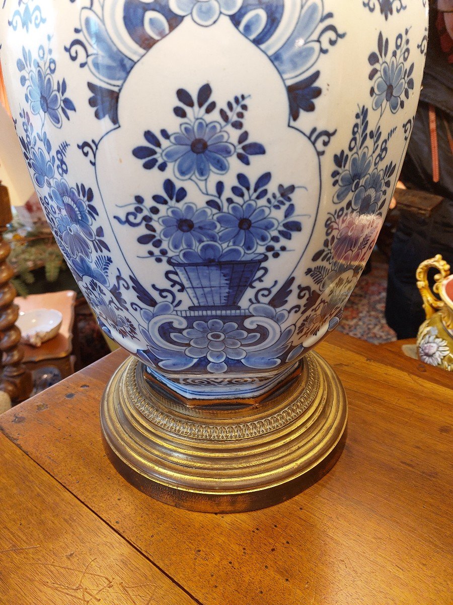 Delft Earthenware Lamp-photo-1