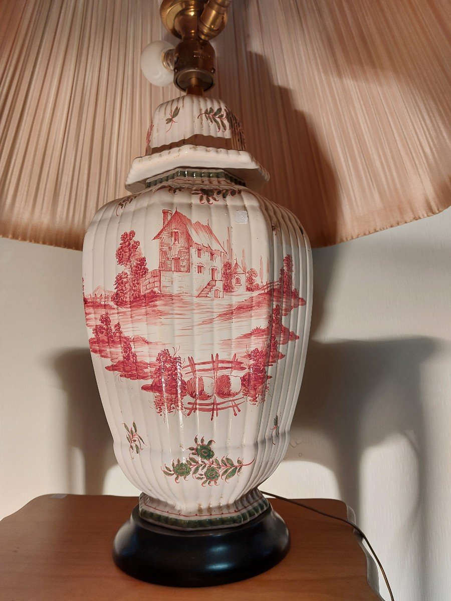 Delft Earthenware Lamp-photo-2