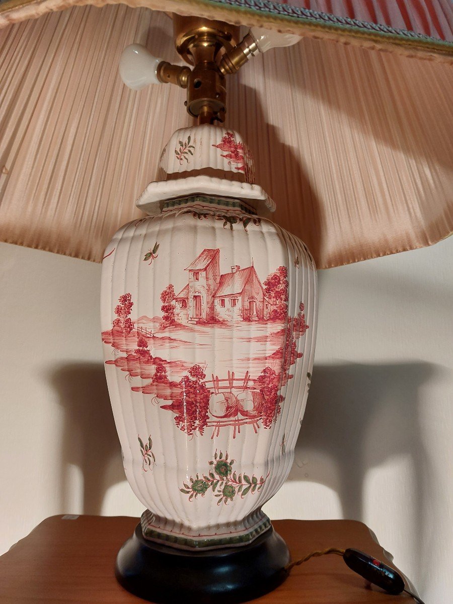 Delft Earthenware Lamp-photo-4