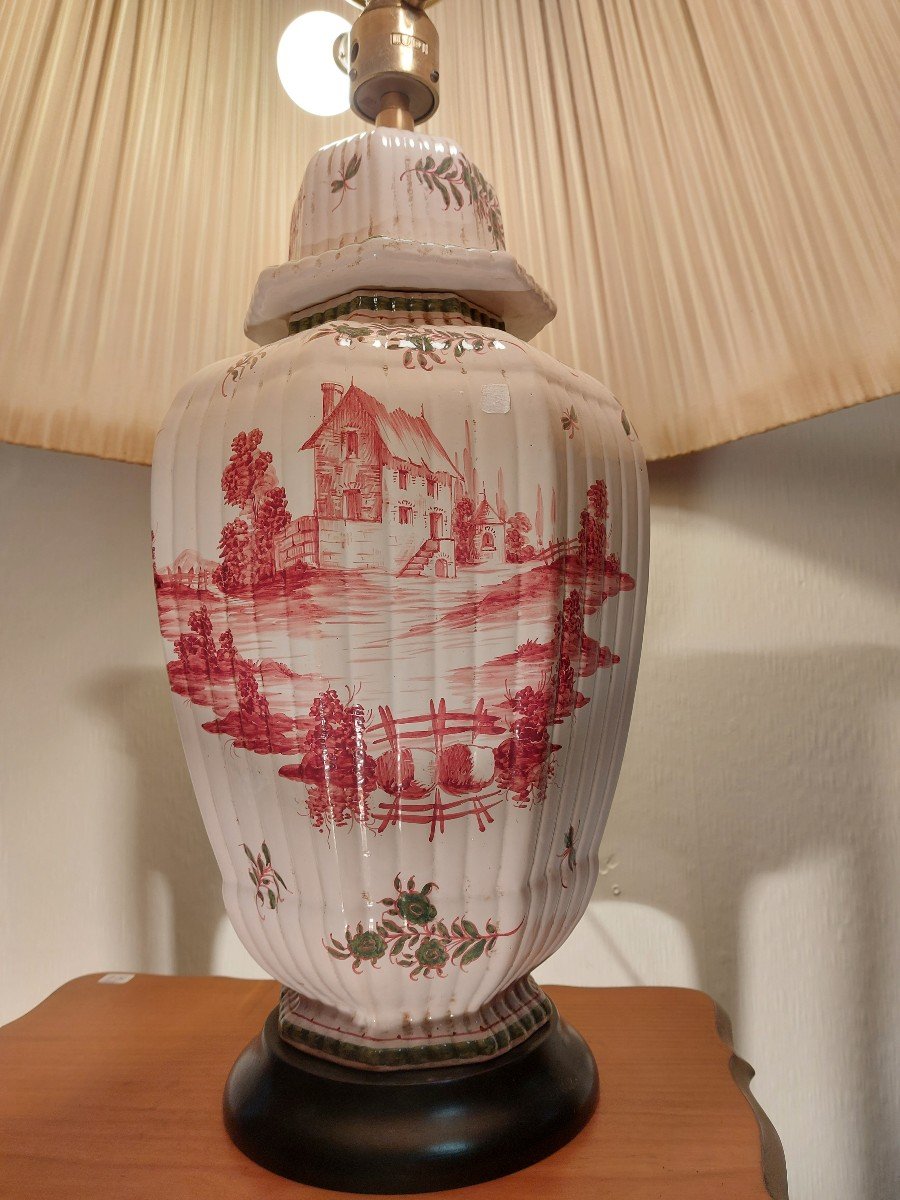 Delft Earthenware Lamp-photo-4