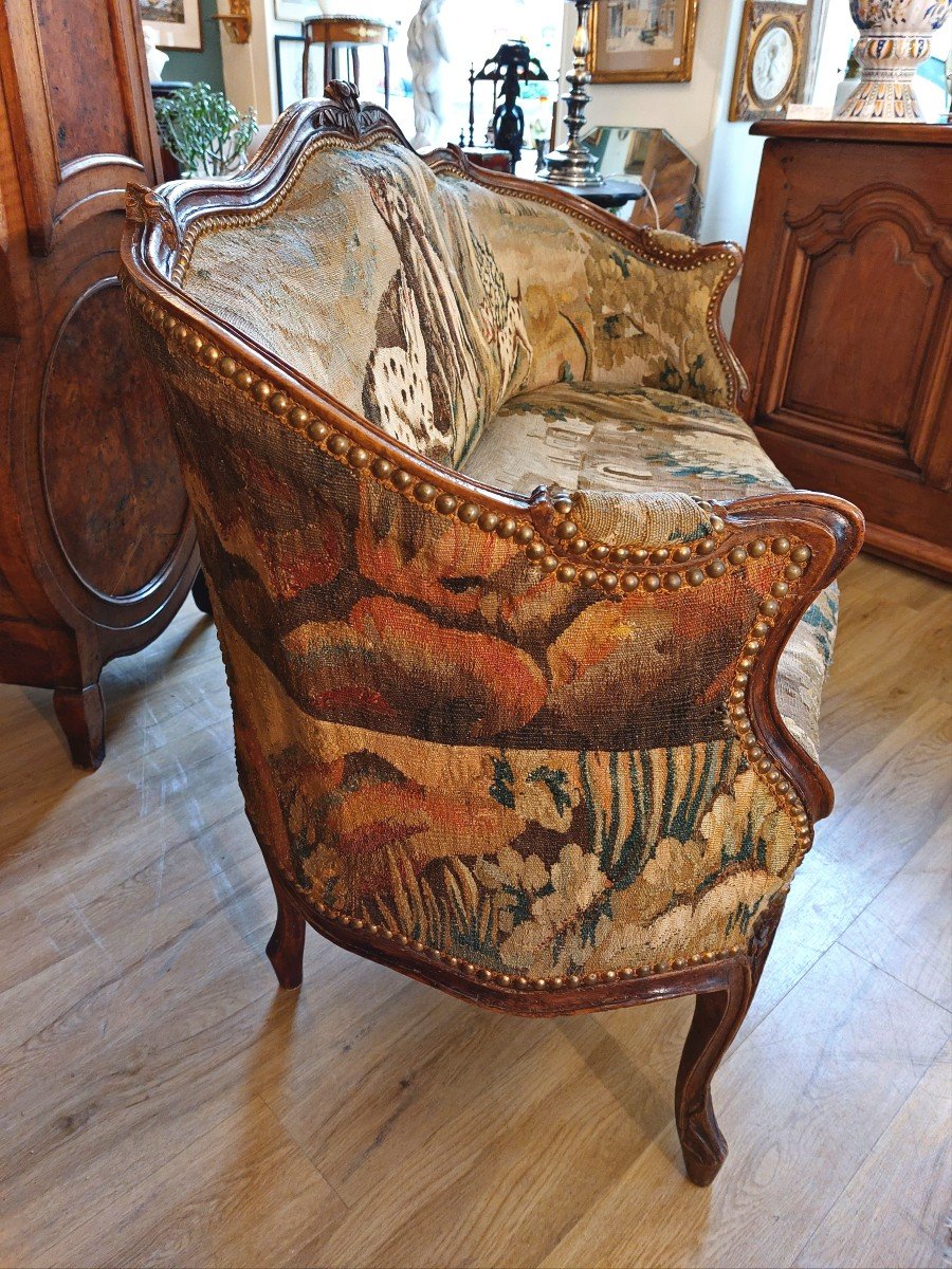 Banquette d'époque Louis XV-photo-4