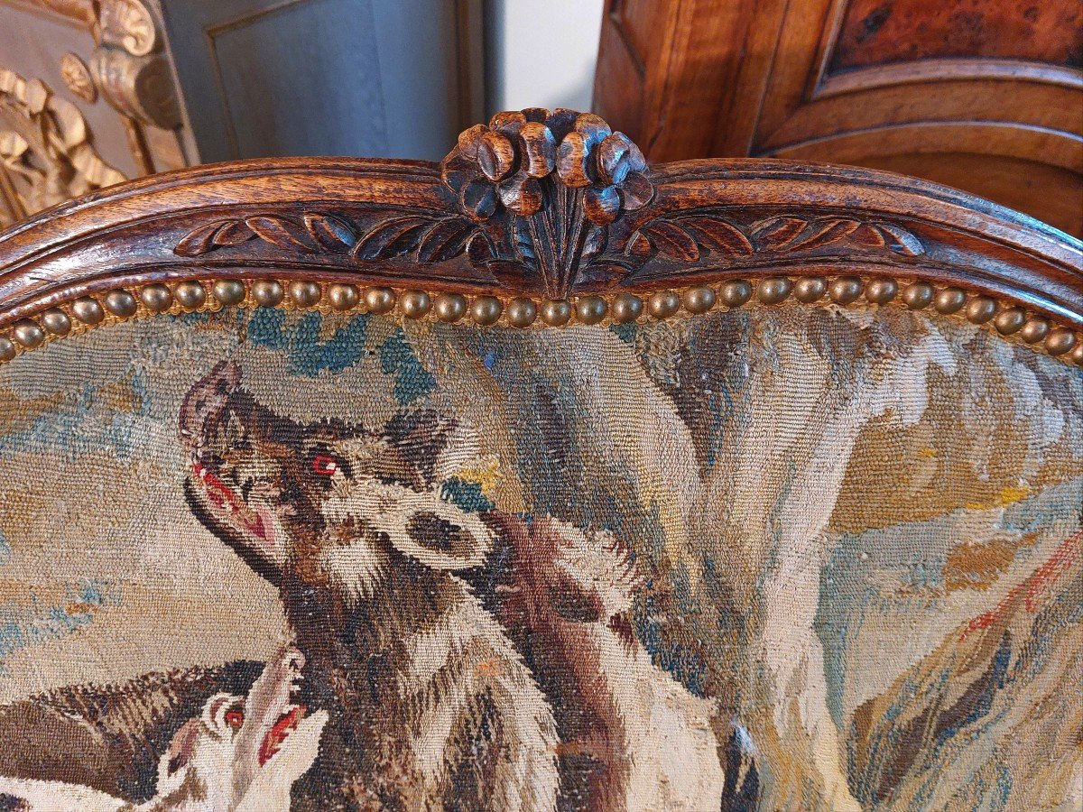 Banquette d'époque Louis XV-photo-3