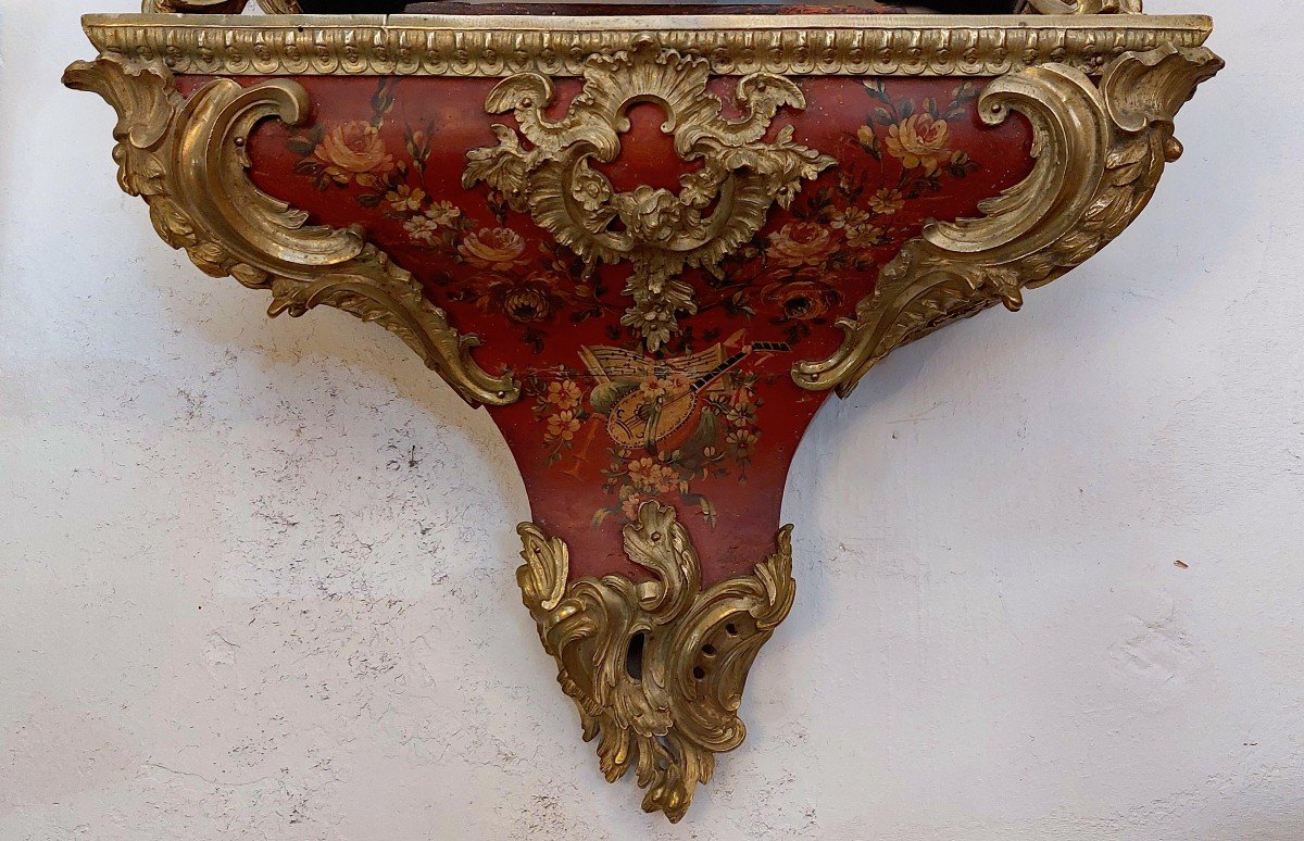 Cartel d'Applique d'époque Louis XV -photo-2