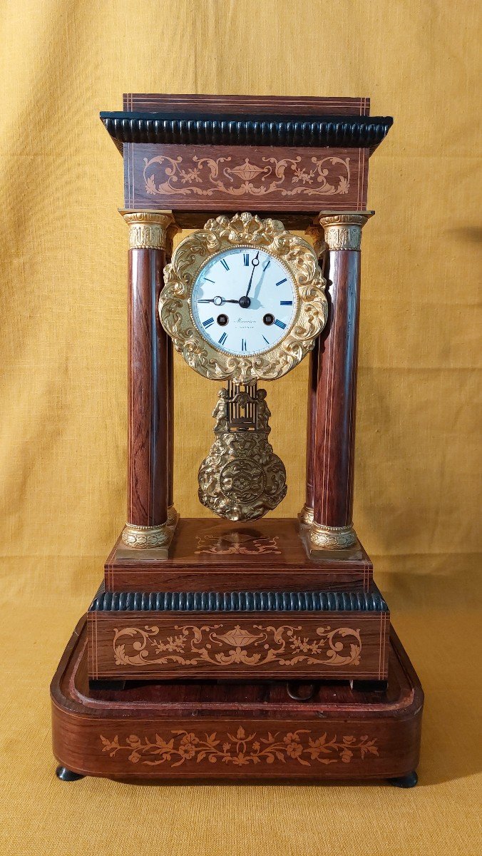 Portico Clock, Napoleon III Period-photo-4
