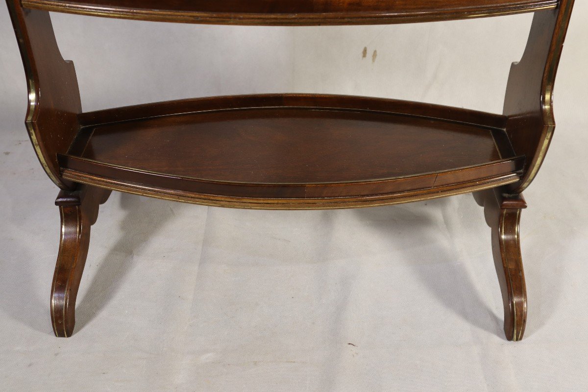 Empty Pocket Table Called Knitter In Mahogany, 19th Century-photo-1