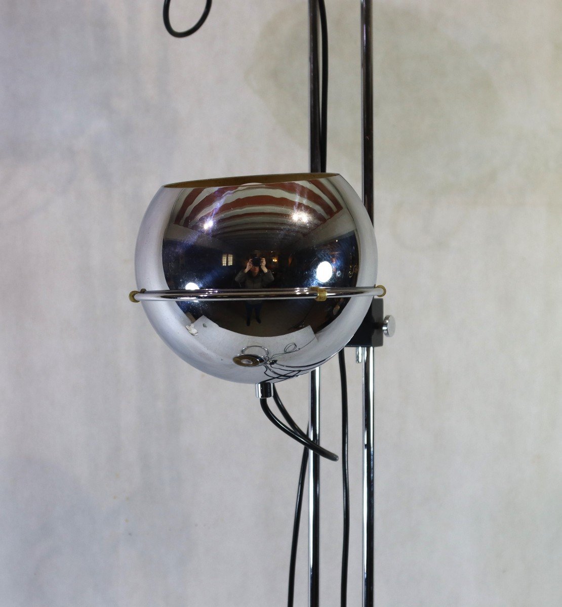 Gofferdo Reggiani (1929-2004), “eyeball” Model Floor Lamp, 20th Century-photo-7