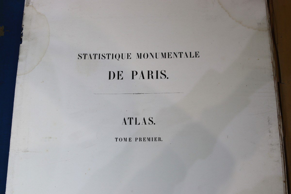 Albert Lenoir (1801-1891), Ouvrage Grand In-folio "statistique Monumentale De Paris", 1867-photo-2