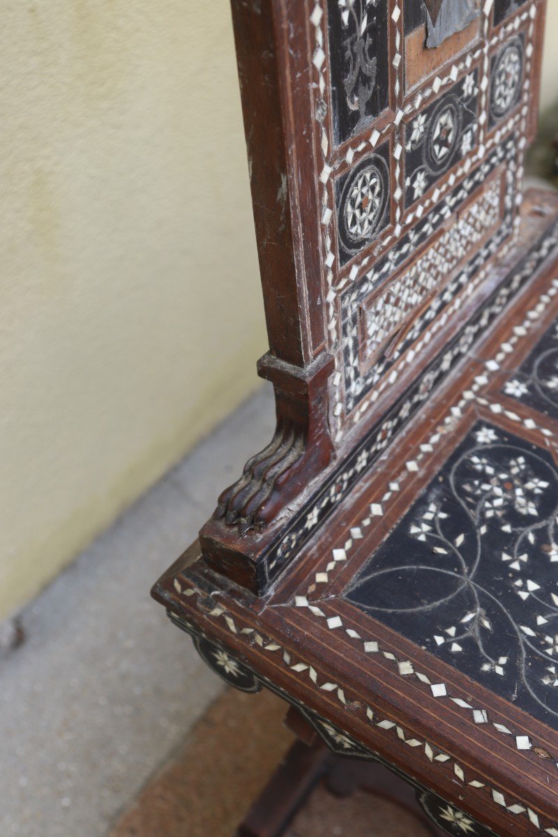 Attributed To Brambilla Adriano (1829-1855), Pair Of Chairs, 19th Century-photo-2