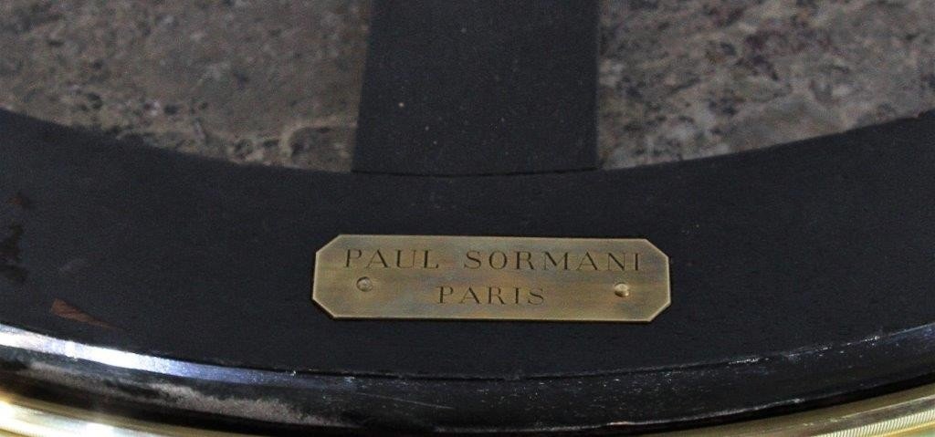  Paul Sormani (1817-1866), Guéridon En Bois Et Marbre, XIXe-photo-5