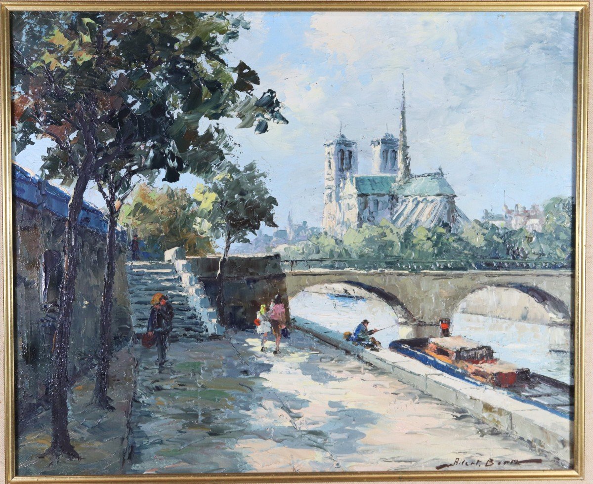 Albert Bern (1898-1968), Hst “notre Dame”, 20th-photo-2