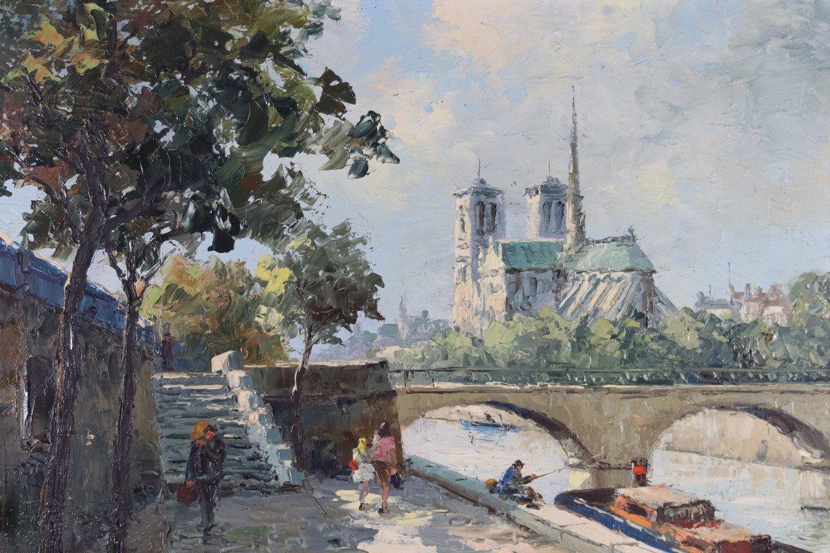 Albert Bern (1898-1968), Hst “notre Dame”, 20th-photo-4