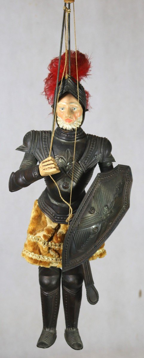 Marionnette Sicilienne " Guerrier En Armure ", XIX