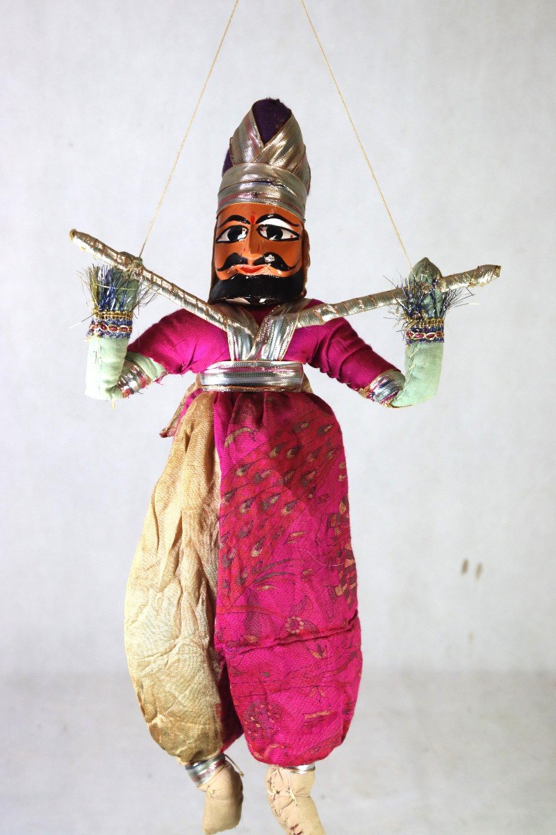 Marionnette Kathputli - Rajasthan, XXème