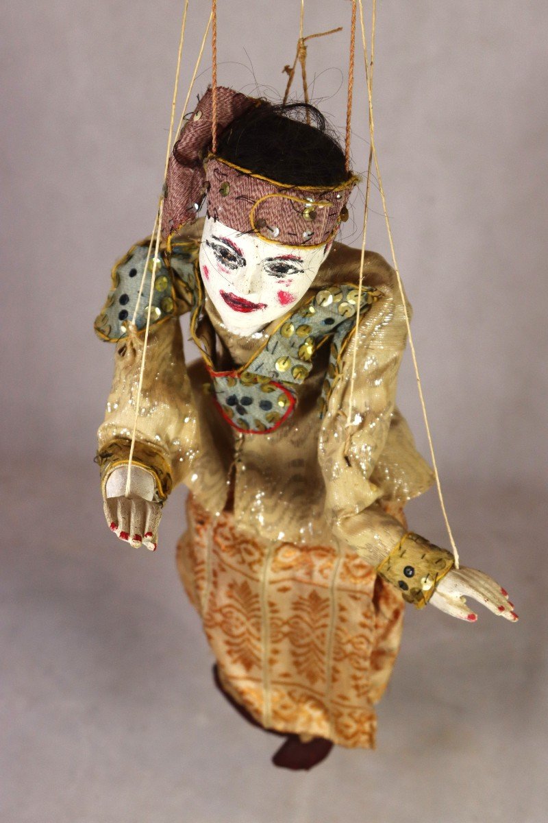 Burmese Puppet "yoke Thai Thabin", 20th Century-photo-2