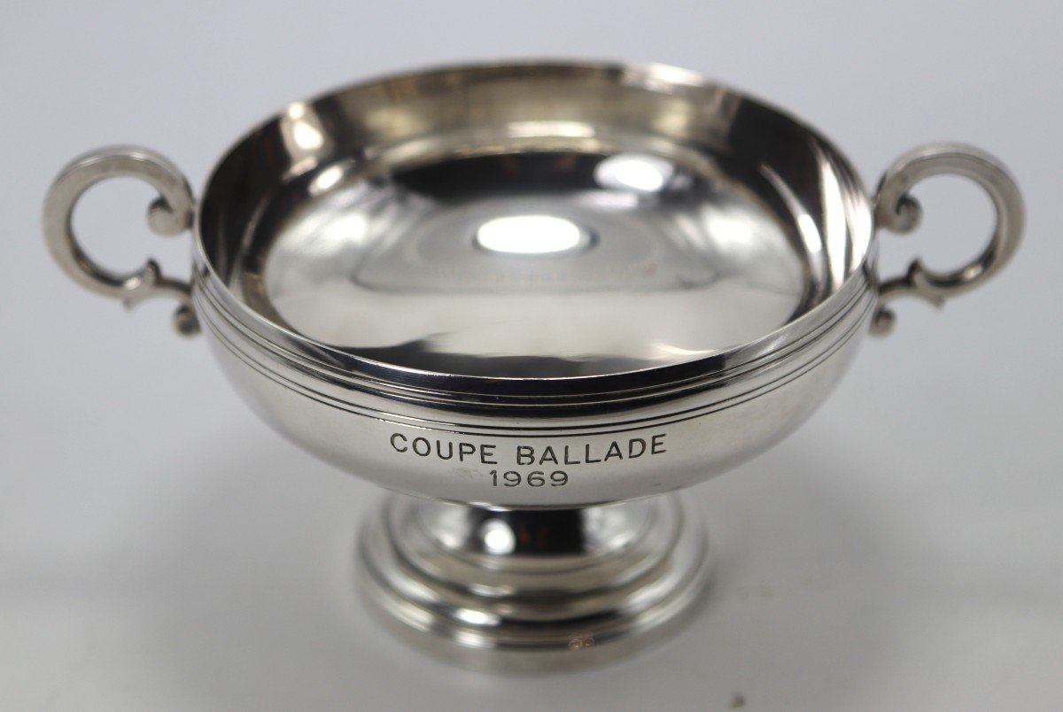 Coupe Automobile "ballade 1969" En Argent, Minerve, Bouin-taburet, XXe-photo-2