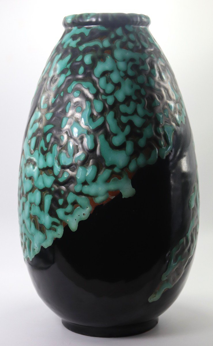 Cab, Bordeaux Art Ceramics. Ovoid Vase, 1930-photo-2