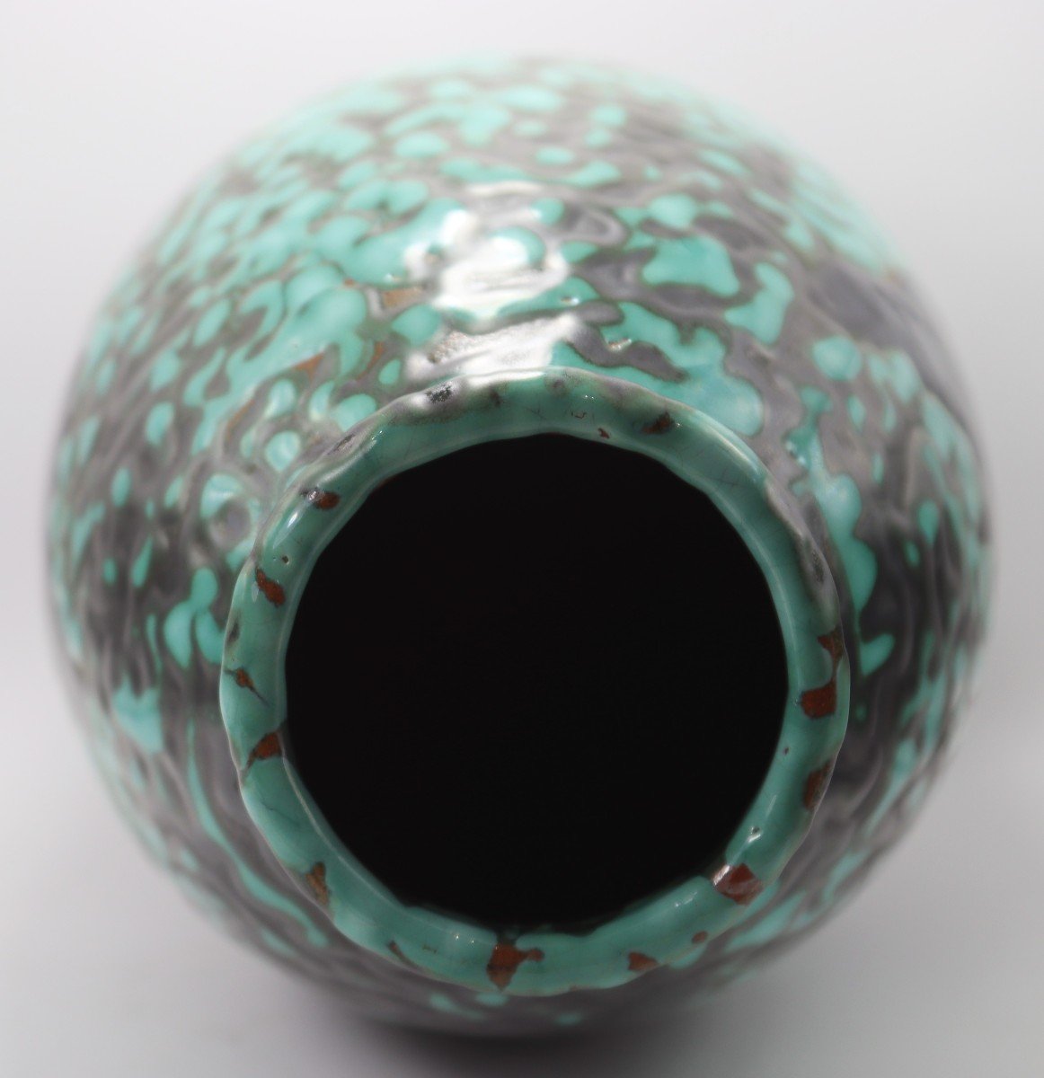 Cab, Bordeaux Art Ceramics. Ovoid Vase, 1930-photo-4