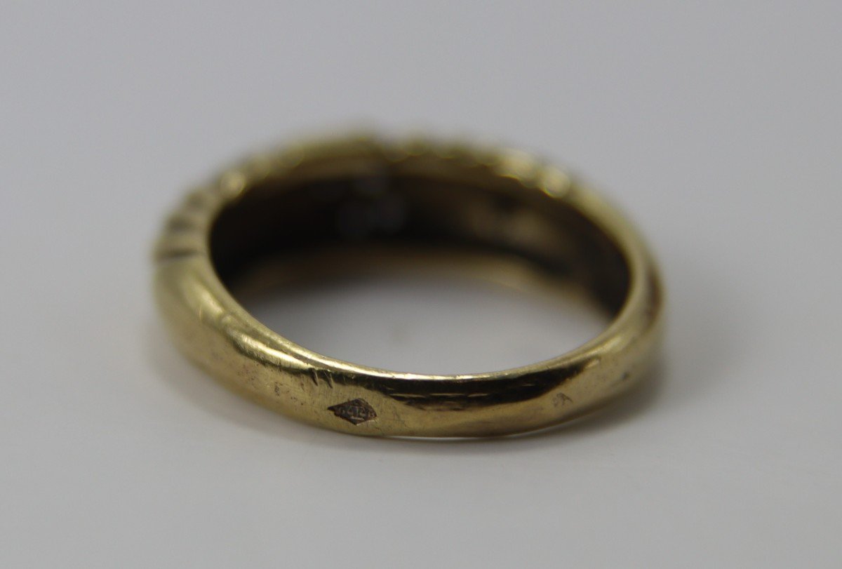 18k Gold Ring, Ttd 50, 20th Century-photo-4