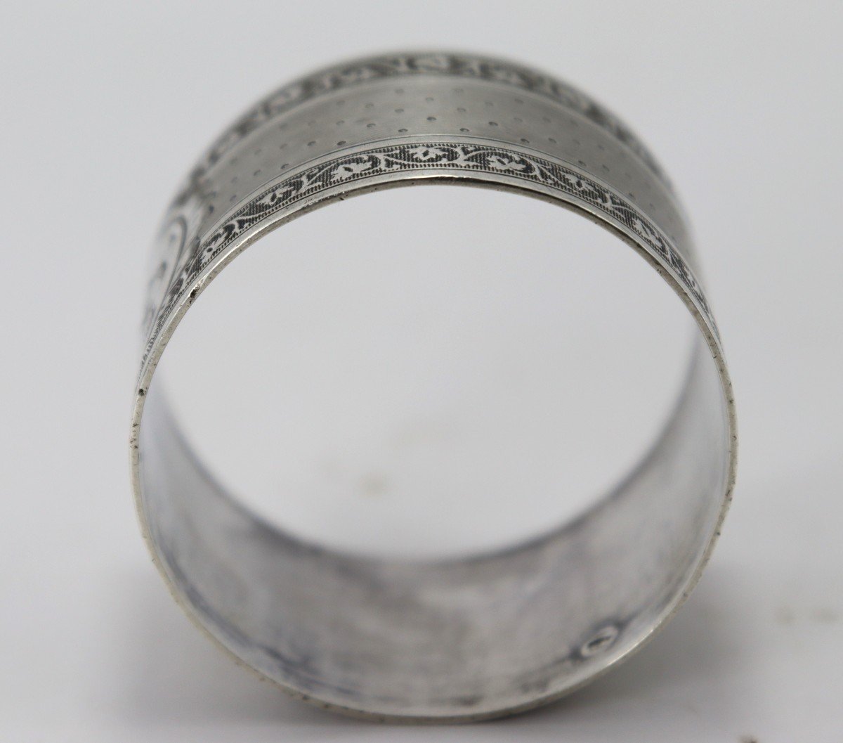 Beunke Rudolphe (1888-1910 ), Rond De Serviette En Argent 1er Titre, Fin XIXe-photo-3