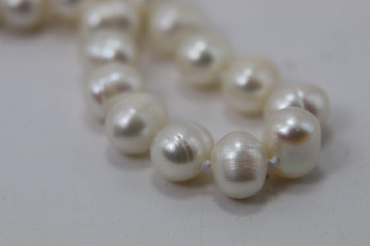 Freshwater Pearl Necklace, 20th Century-photo-1