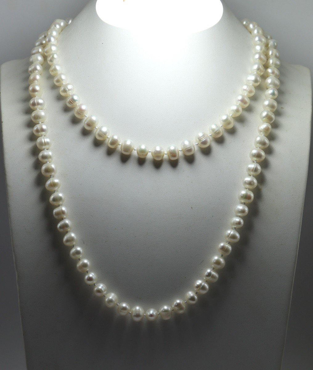 Collier De Perles d'Eau Douce, XXe