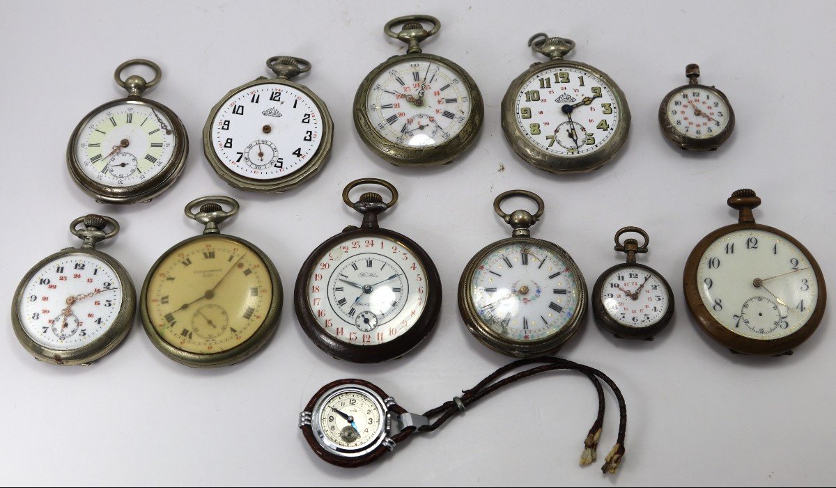 Lot De Montres Gousset, XXe