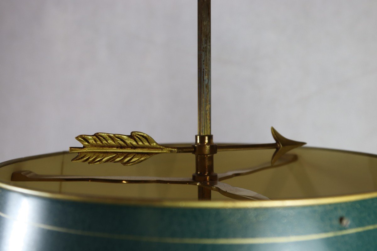 Empire Style Bronze Bouillotte Lamp, 20th Century-photo-2