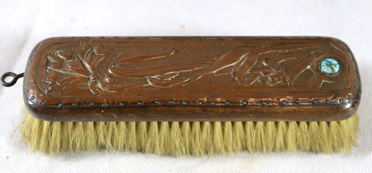 Ensemble Porte-brosse " Art Nouveau ", 1900-photo-4