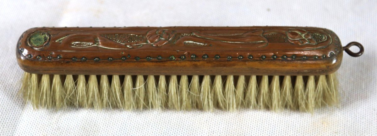 Ensemble Porte-brosse " Art Nouveau ", 1900-photo-1