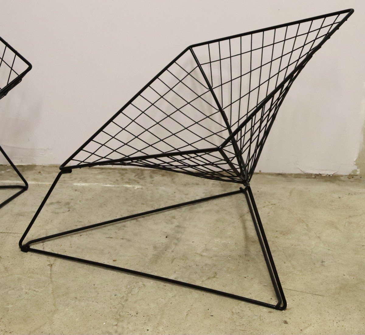 Niels Gammelgaard ( 1944 ), Paire De Fauteuils " Oti", 1980-photo-4