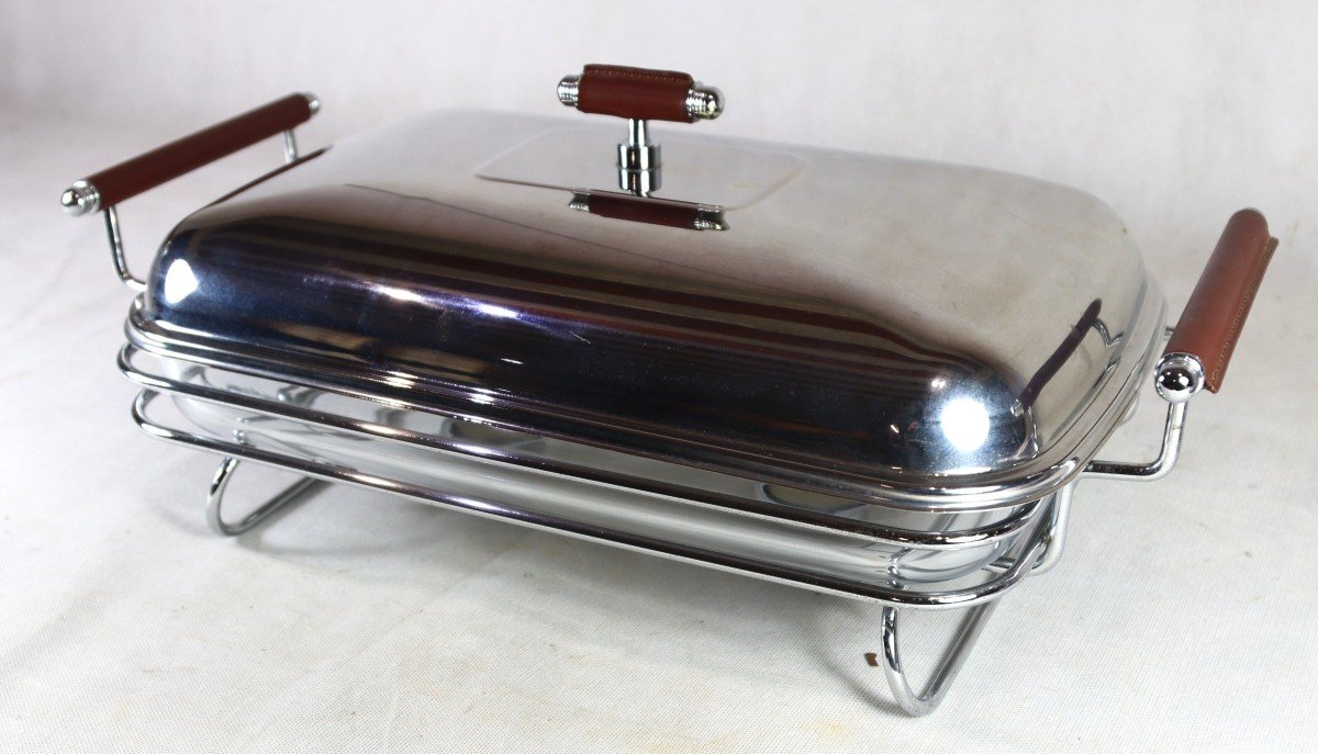 Réchaud De Buffet (chafing Dish), Inox, XXIe