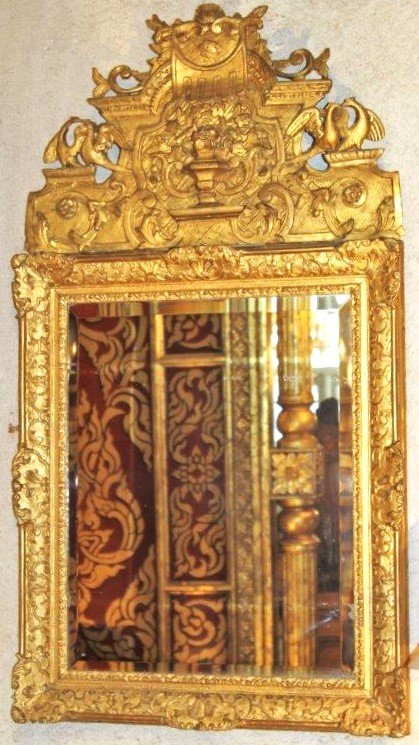 Large Regency Period Mirror, 18th Century-photo-2