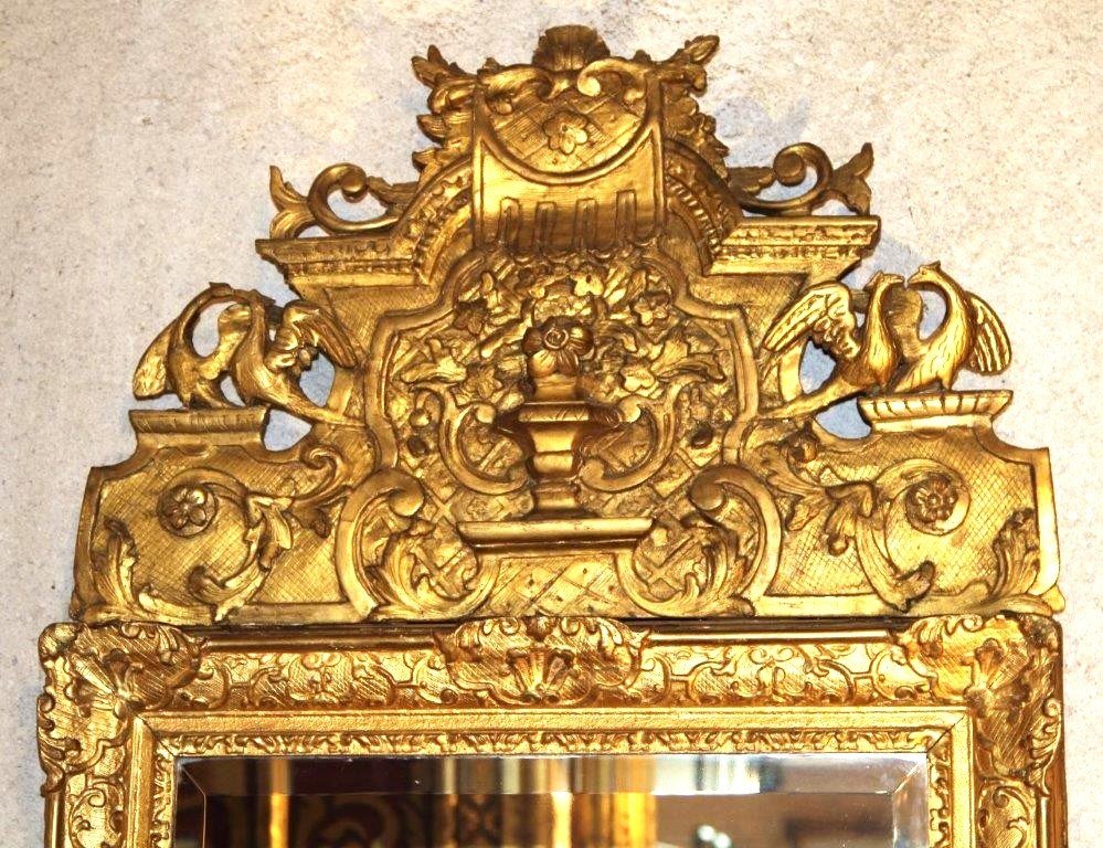 Large Regency Period Mirror, 18th Century-photo-3