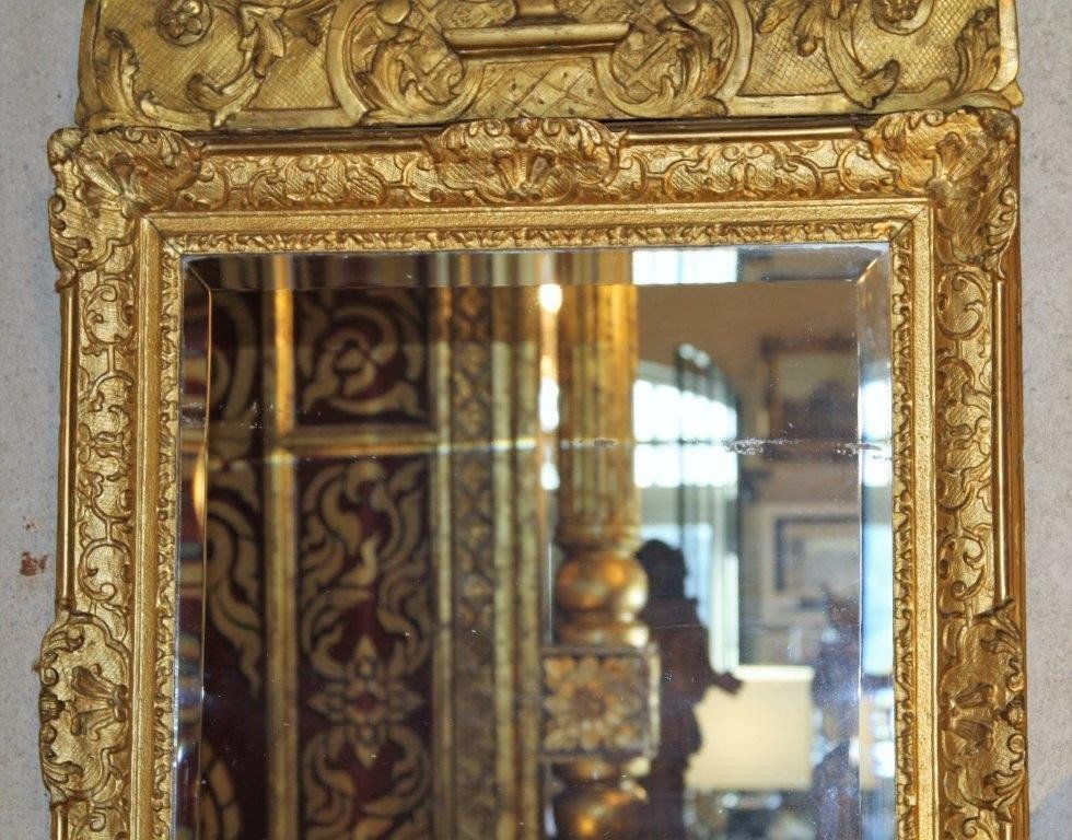 Large Regency Period Mirror, 18th Century-photo-4