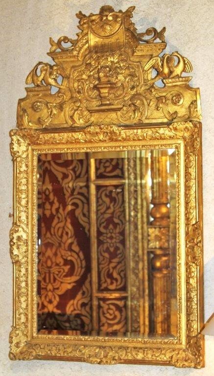 Large Regency Period Mirror, 18th Century-photo-3